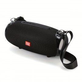 T&G TG534 Portable Wireless Stereo Speaker -IPX4 water resistant, Dual-Speaker TWS System with Subwoofer, Hands-Free Calling, FM Radio, TF Card & USB Playback - Compatible with Smartphones, Tablets, TVs - Ideal Gift for Music Lovers, Portable
