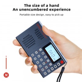 A full-band MP3 wireless connection music radio, 2000mAh high-capacity battery, ultra-long standby, TYPE-C interface charging/AUX input/3.5mm headphone interface, you can display the lyrics (TF card with lyrics files to display) friends and family, send parents, Lyric Display, Portable Audio, Modern Radio, Handheld Player, Durable Build, Typec Charging, Large Capacity Battery, Wireless Receiver, Listening, Music Lovers