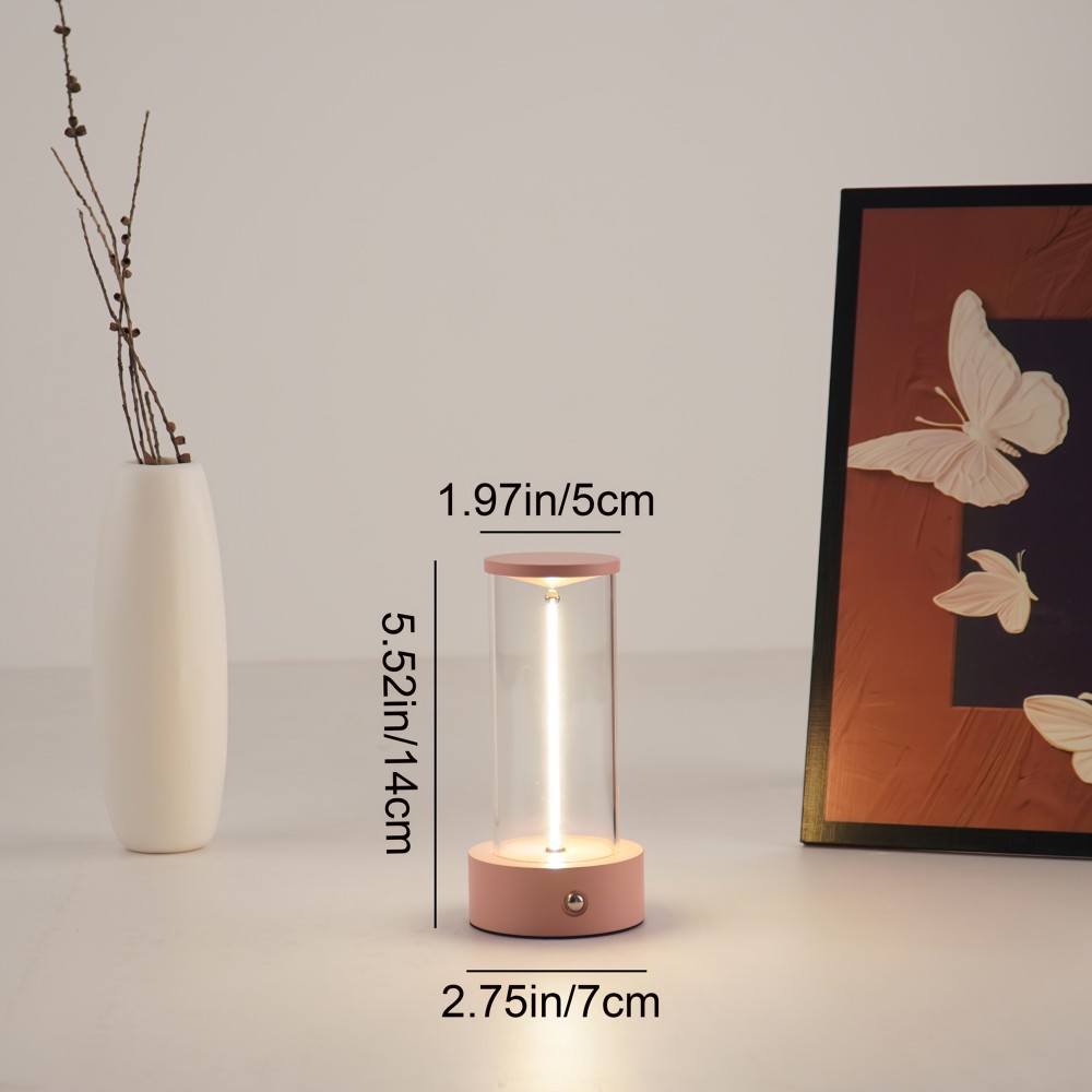 Charging Touch Quantum Bedside Lamp, 3 Colors Adjustable for Dining Room, Bar, Home, Living Room, Study, Bedroom Night Light, Plug-in Ambient Lighting, Gift Holiday Present, Home Decor, Christmas Decoration