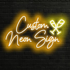 Customizable Neon Sign for Wine Glass, Personalized LED Light Wall Decor, USB Powered, Ideal for Birthday, Christmas, Valentine'S Day, Shop, Home, Wedding Decoration, No Battery Required