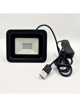 1pc/2pcs 5V USB-Powered UVA LED Strip Lights with On/Off Switch - Wall-Mounted Black Light for Indoor Use, No Batteries Needed, USB-Powered Backlight for Desk, Gaming, Photography, Lighting Decor, Versatile Lighting, Modern Lighting, Wallmounted Lights