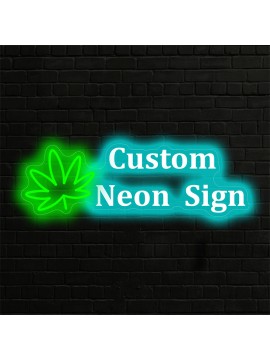1pc Custom Double row Maple Neon - unique neon signs for wall decor, personalized neon sign with dimmer - stylish bedroom decor, customizable design, perfect gift for weddings, birthdays and party celebrations, essential party decor supplies