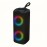 [Portable Wireless Speaker] 1pc Multifunctional Wireless Portable Speaker with LED Lights, USB-C Charging, 5W Stereo Sound, 7-Color Changing Lights, Compact Design for Home & Outdoor Use - Black