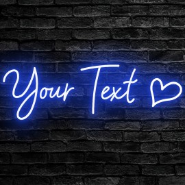 1pc Adjustable LED Neon Light - USB Powered Custom Text Acrylic Wall Decor, Heart Design, Button Control, Perfect for Weddings, Home, Parties, Anniversaries, Christmas, Thanksgiving, Valentine'S Day Celebrations, Neon Light Sign Personalised, Neon Sign Personalised, Bedroom Light/lamp, Table Lamp, Night Light, Room Decor, Lamp