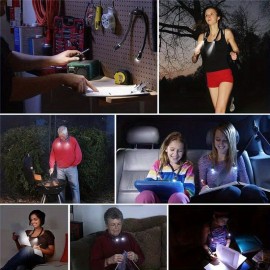 Upgraded Hands-Free LED Neck - 3-Color Adjustable Brightness, USB-Powered Cordless Gooseneck Lamp with ic Clip-On for E-Book Readers, Camping, Travel, Working - Portable Book for Kindle//Nook Devices, Desk Lamp, Desk Lamp Study, Study Lamp Portable, Desk Lamp For Classroom, Desk Lamp Flexible, Deskside Lamp, Classrooms Lamp, Desk Led Lamp, Desk Lamp Movable, Domable Desk Lamp, Desk Lamp For Calls, Reading Portable, Desk Lamp For Streaming, Horizontal Desk Lamp, Teacher